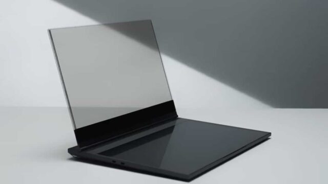 Lenovo ThinkBook Transparent Display Laptop Concept.