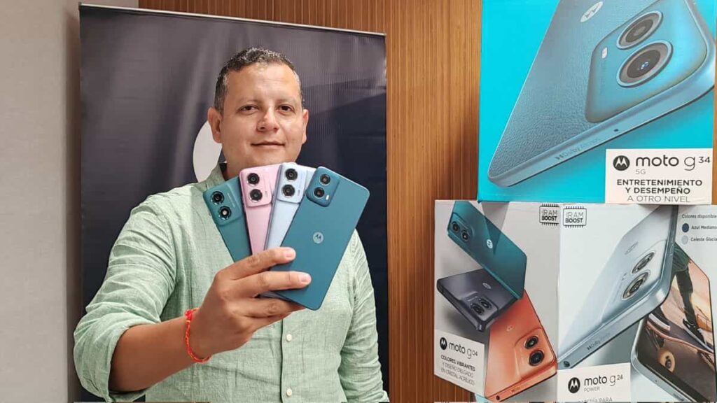 Llegan al Perú los nuevos moto g34 5G, moto g24 power, moto g24 y el moto g04