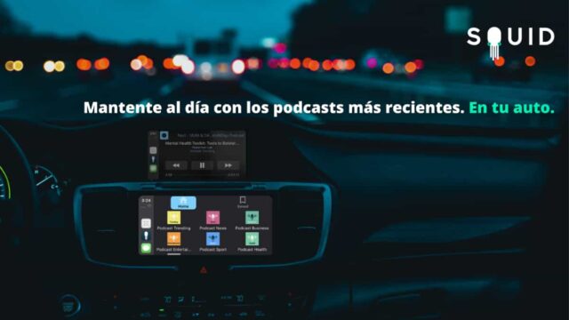 Squid lanza servicio de podcast para autos en el MWC 2024