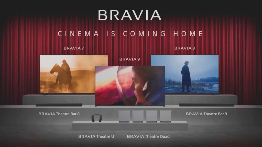 Sony renueva su línea de entretenimiento y televisores BRAVIA