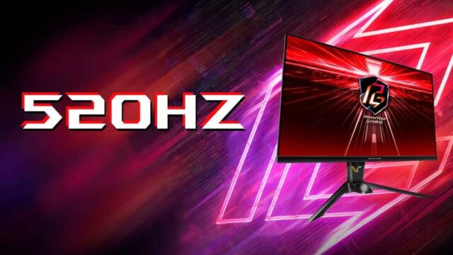 ASRock presenta su primer monitor IPS para gaming de 520 Hz