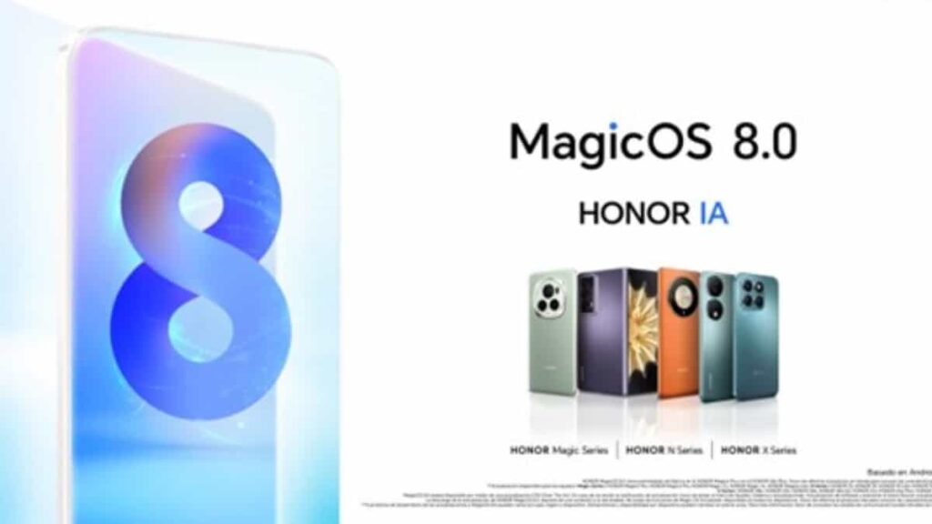 Honor confirma actualización de MagicOS 8.0 a nuevos dispositivos en julio