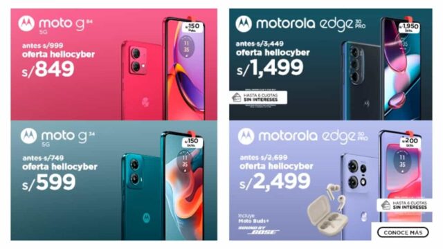 Motorola anuncia descuentos en CyberWow