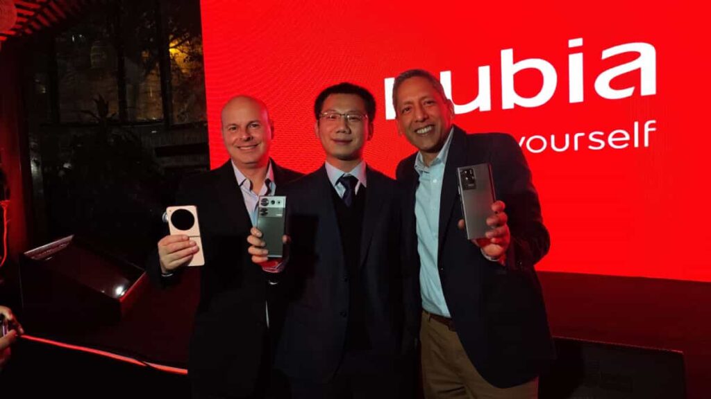 nubia arribó al Perú con cinco nuevos smartphones