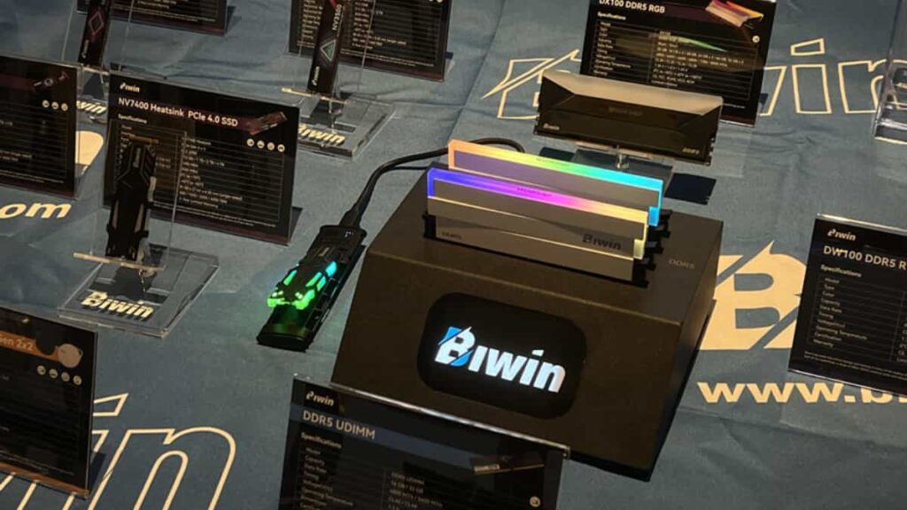 Biwin presentó su propia marca y sus nuevas líneas de almacenamiento