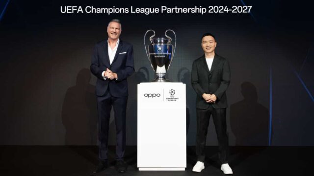 OPPO renueva su alianza con la UEFA por tres temporadas