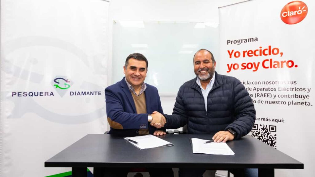 Pesquera Diamante se suma al programa de reciclaje de Claro Perú