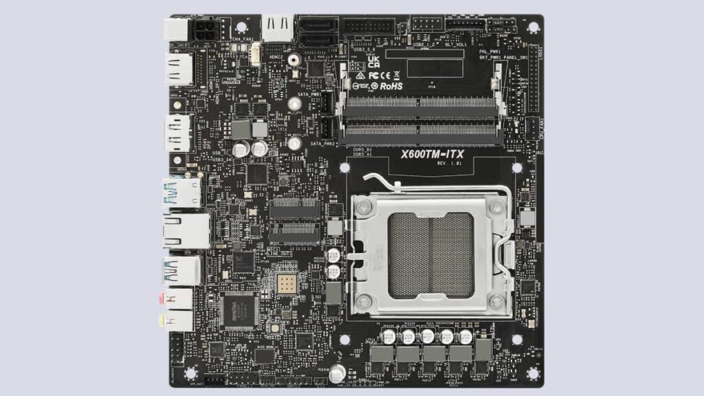 ASRock presentó el nuevo motherboard X600TM-ITX