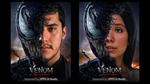 Convierte tus selfies en épicas transformaciones al estilo Venom