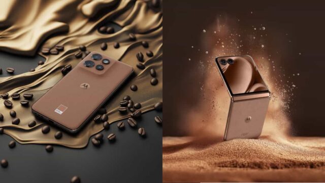 Motorola es la única marca en crear smartphones de color Mocha Mousse