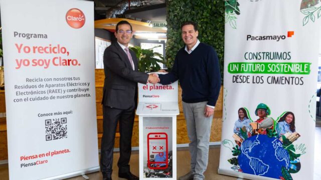 Cementos Pacasmayo y Claro se unen para promover el reciclaje de los RAEE