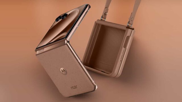 Motorola razr 50 Ultra Mocha Mousse llegó al Perú