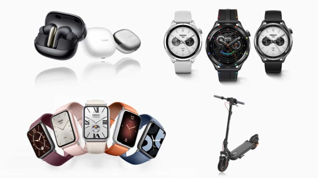 MWC 2025: Xiaomi presenta los Buds 5 Pro, el Watch S4, la Band 9 Pro y el Electric Scooter 5 Max